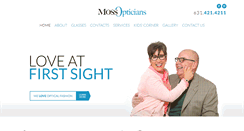 Desktop Screenshot of mossopticians.com